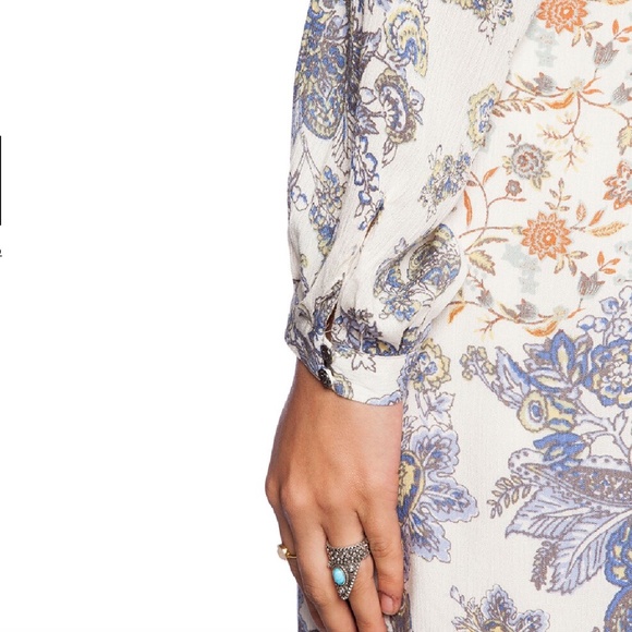 Free People - Lucky Loosey Dress in color Honeysuckle Combo - Picture 4 of 9